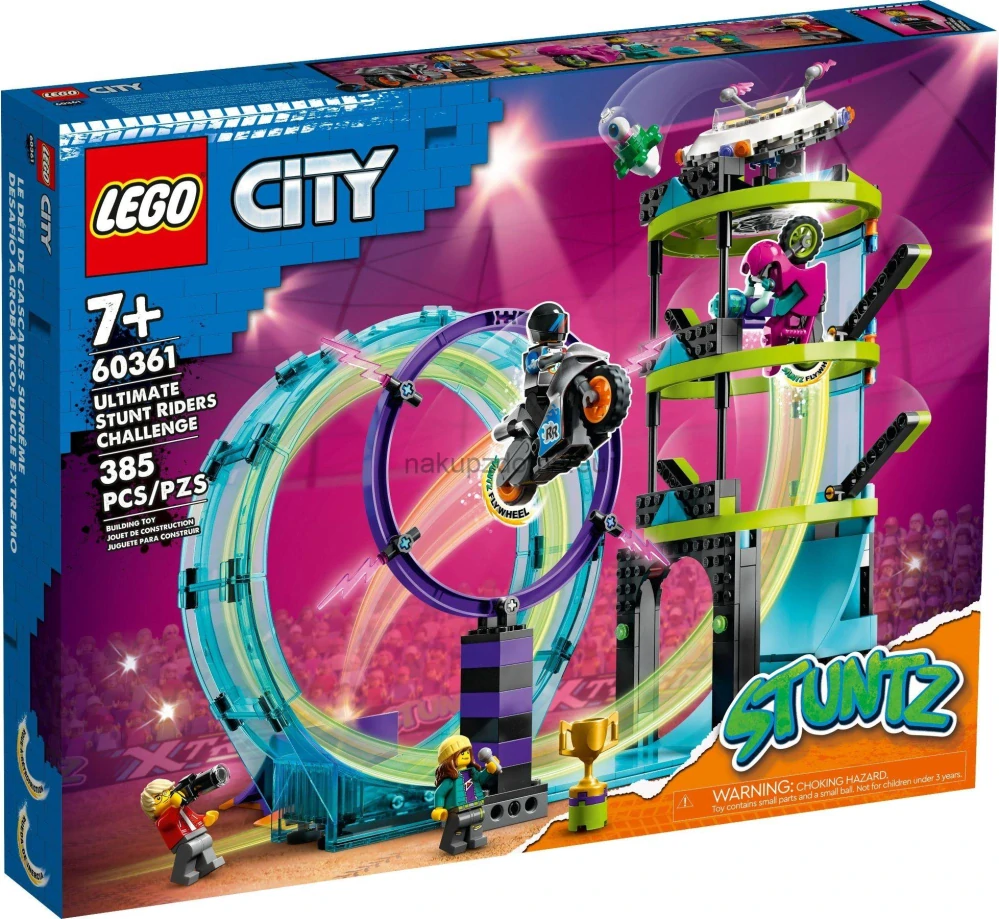 LEGO City 60361 Nejbláznivější kaskadérská výzva