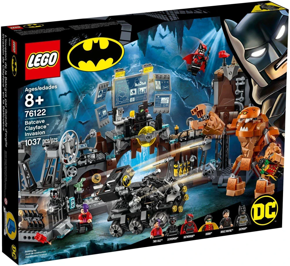 LEGO Super Heroes 76122 Clayface útočí na Batmanovu jeskyni