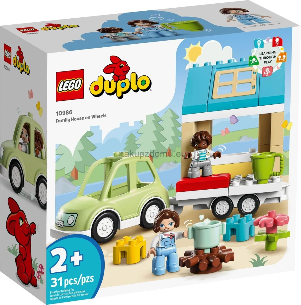 LEGO Duplo 10986 Pojízdný rodinný dům