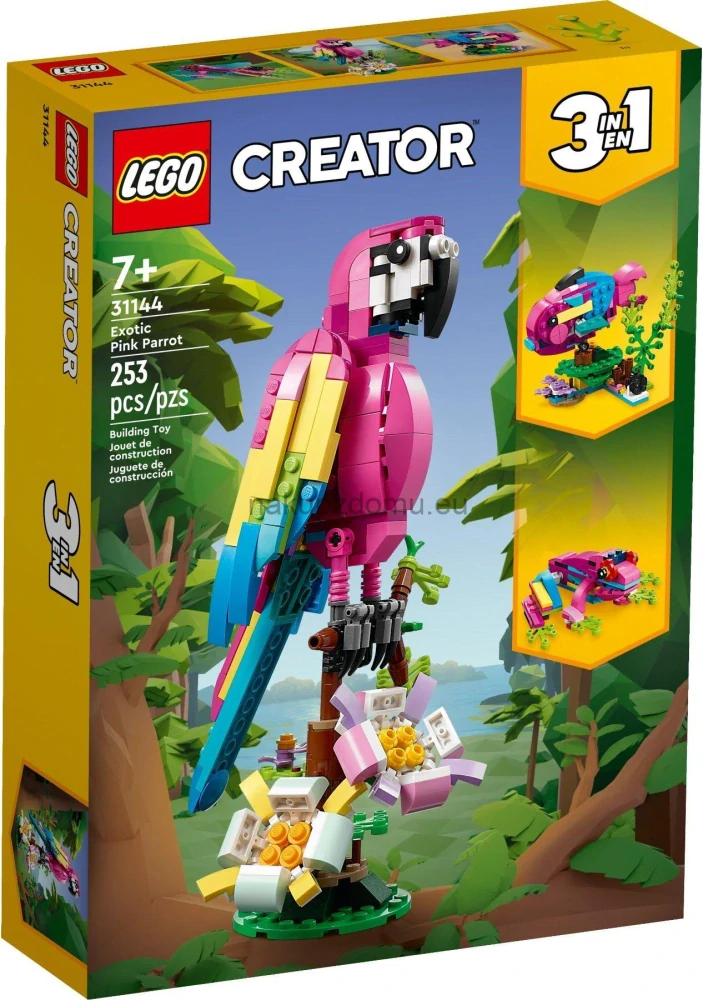 LEGO Creator 31144 Exotický růžový papoušek