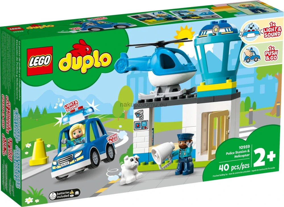 LEGO Duplo 10959 Policejní stanice a vrtulník