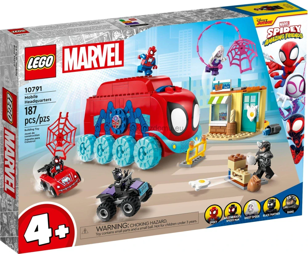 LEGO Marvel 10791 Mobilní základna Spideyho týmu