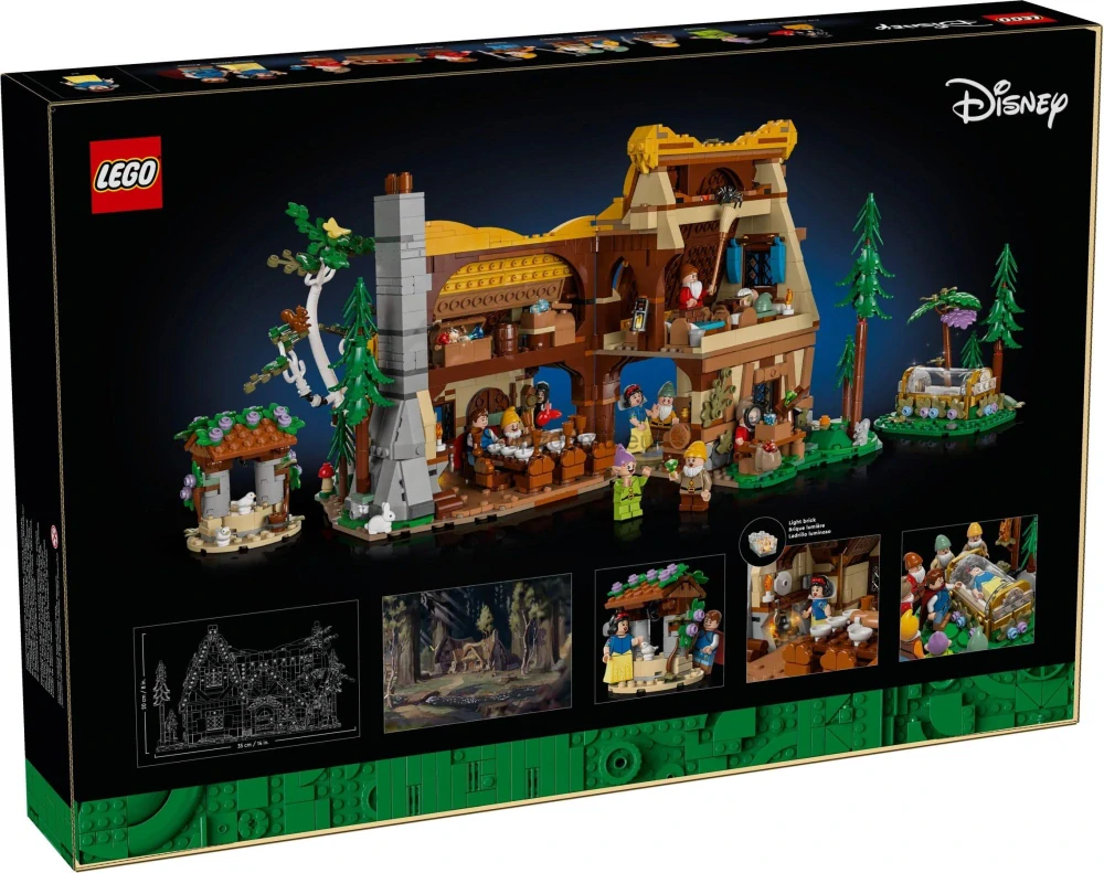 LEGO Disney Princess 43242 Chaloupka Sněhurky a sedmi trpaslíků