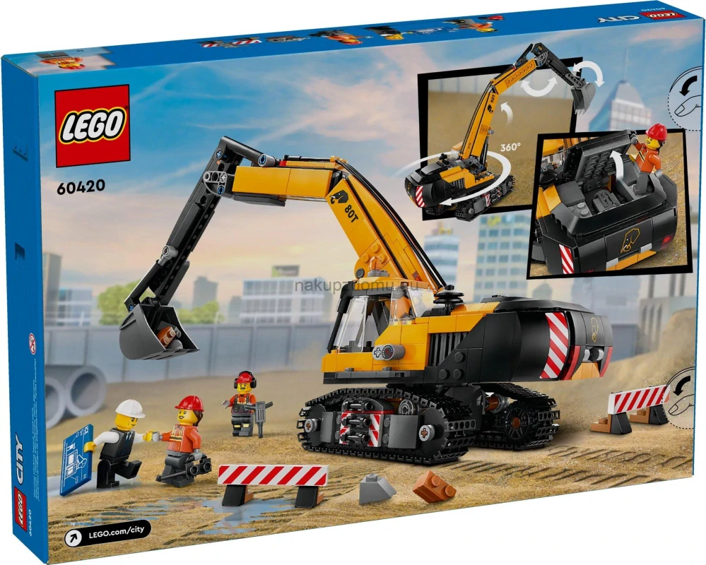 LEGO City 60420 Žlutý bagr