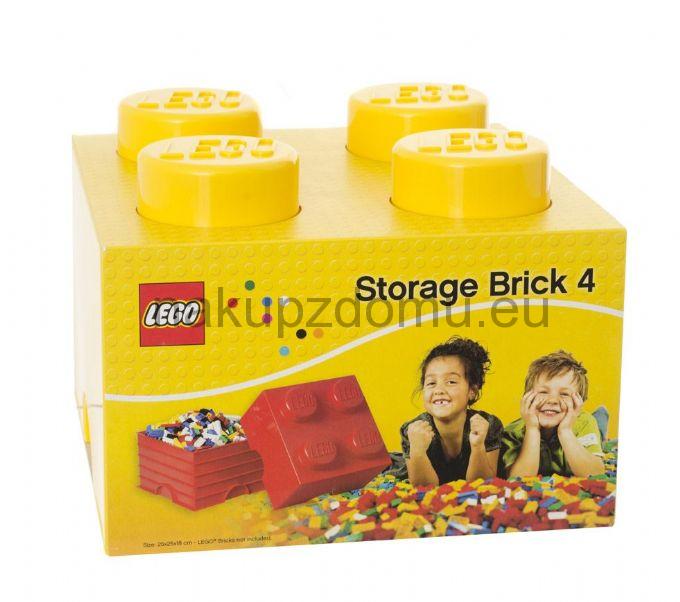 LEGO Storage box 4 žlutý