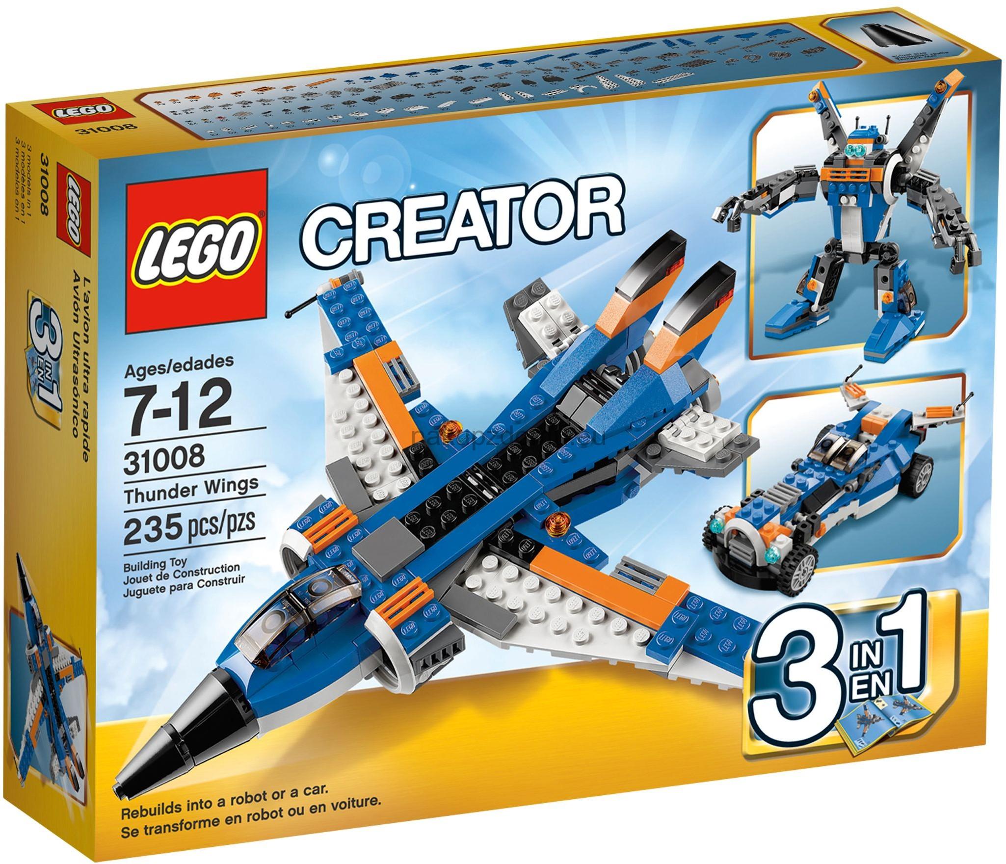 LEGO Creator 31008 Burácející letoun - 2.jakost