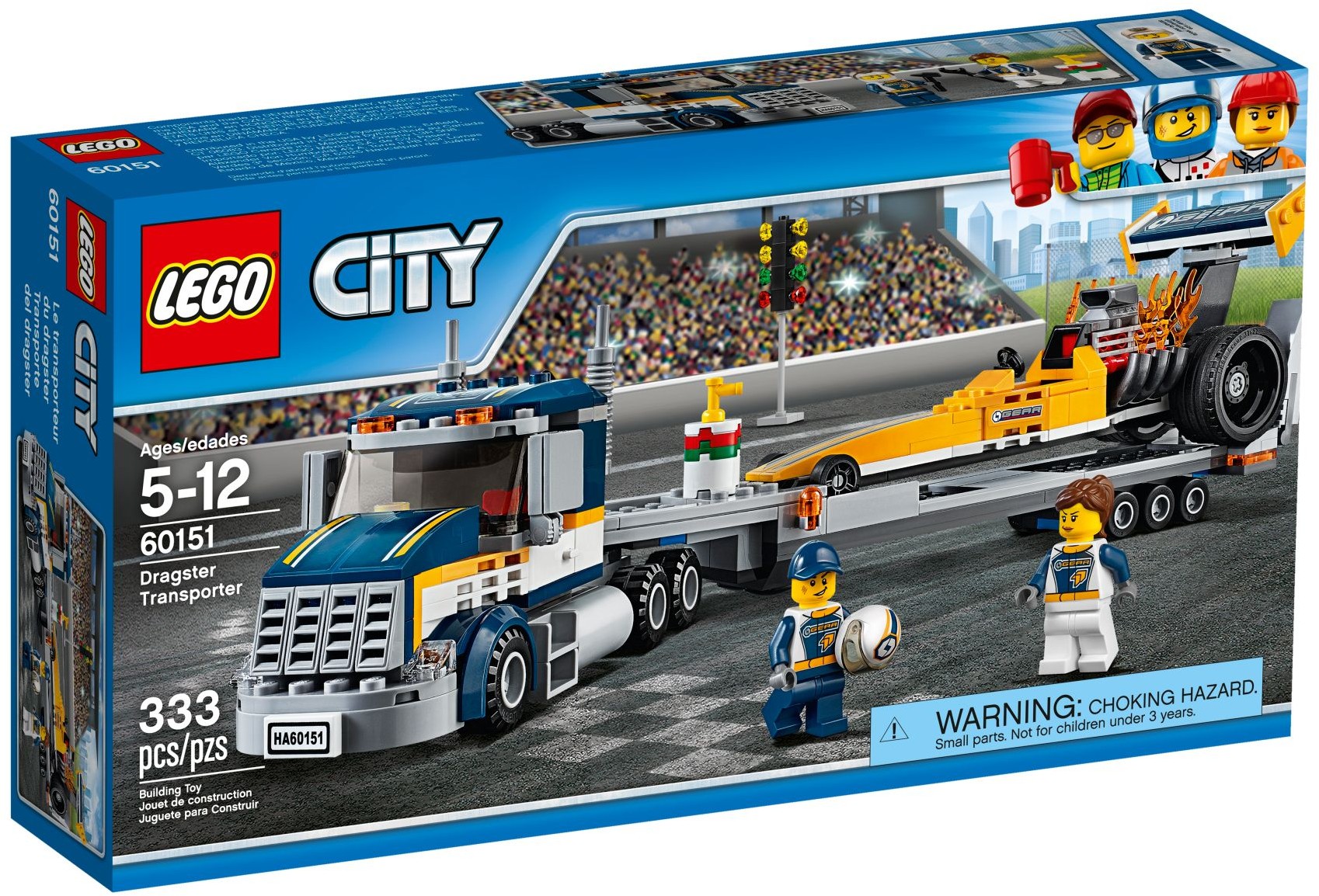 LEGO City 60151 Transportér dragsteru