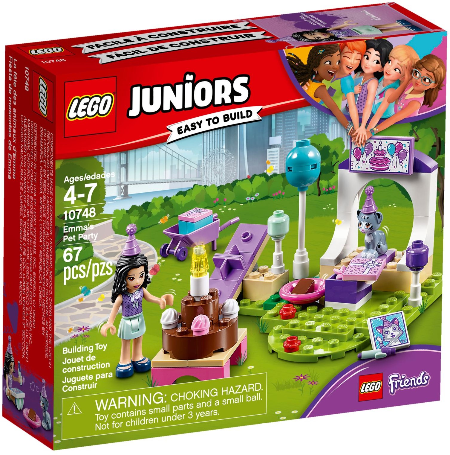 LEGO Juniors 10748 Emma a oslava pro mazlíčky