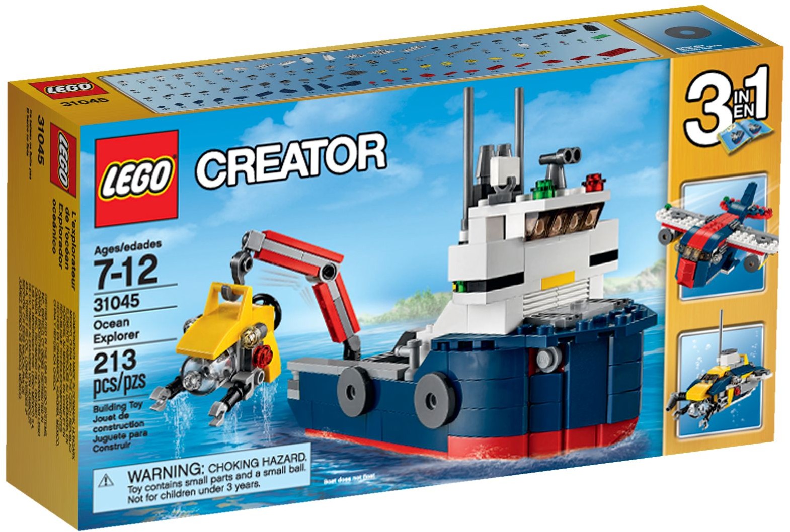 LEGO Creator 31045 Průzkumník oceánu