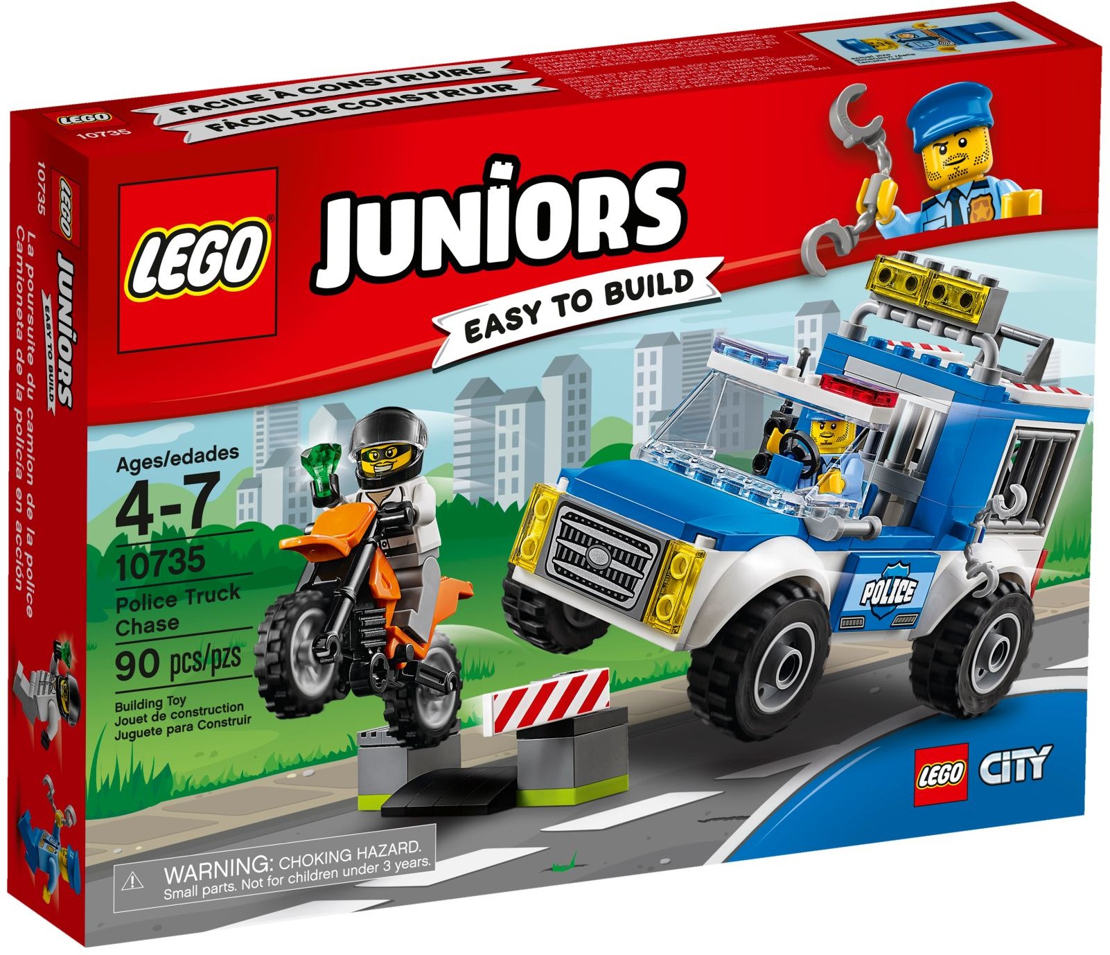 LEGO Juniors 10735 Honička s policejní dodávkou 