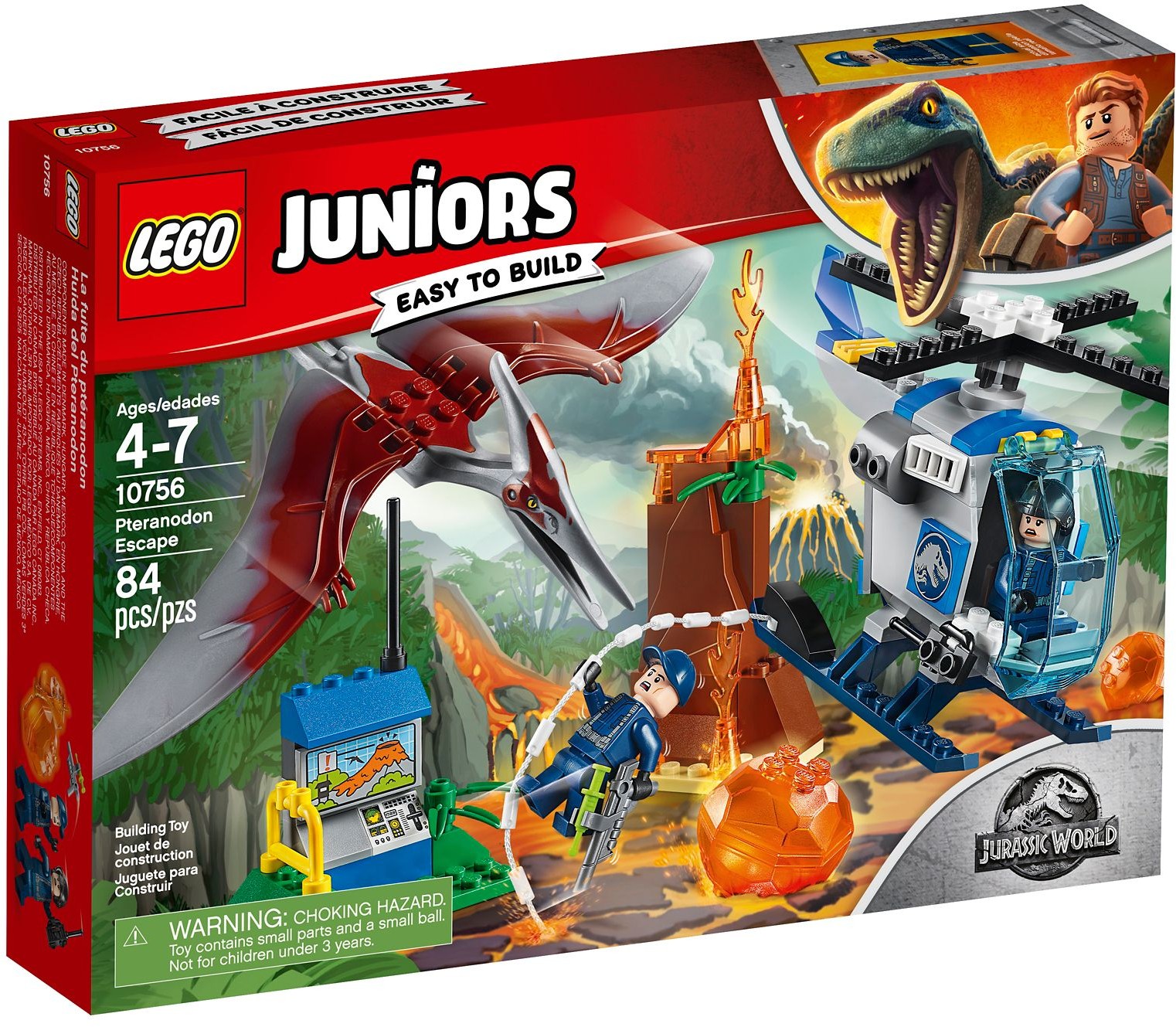LEGO Juniors 10756 Jurský svět Útěk Pteranodona