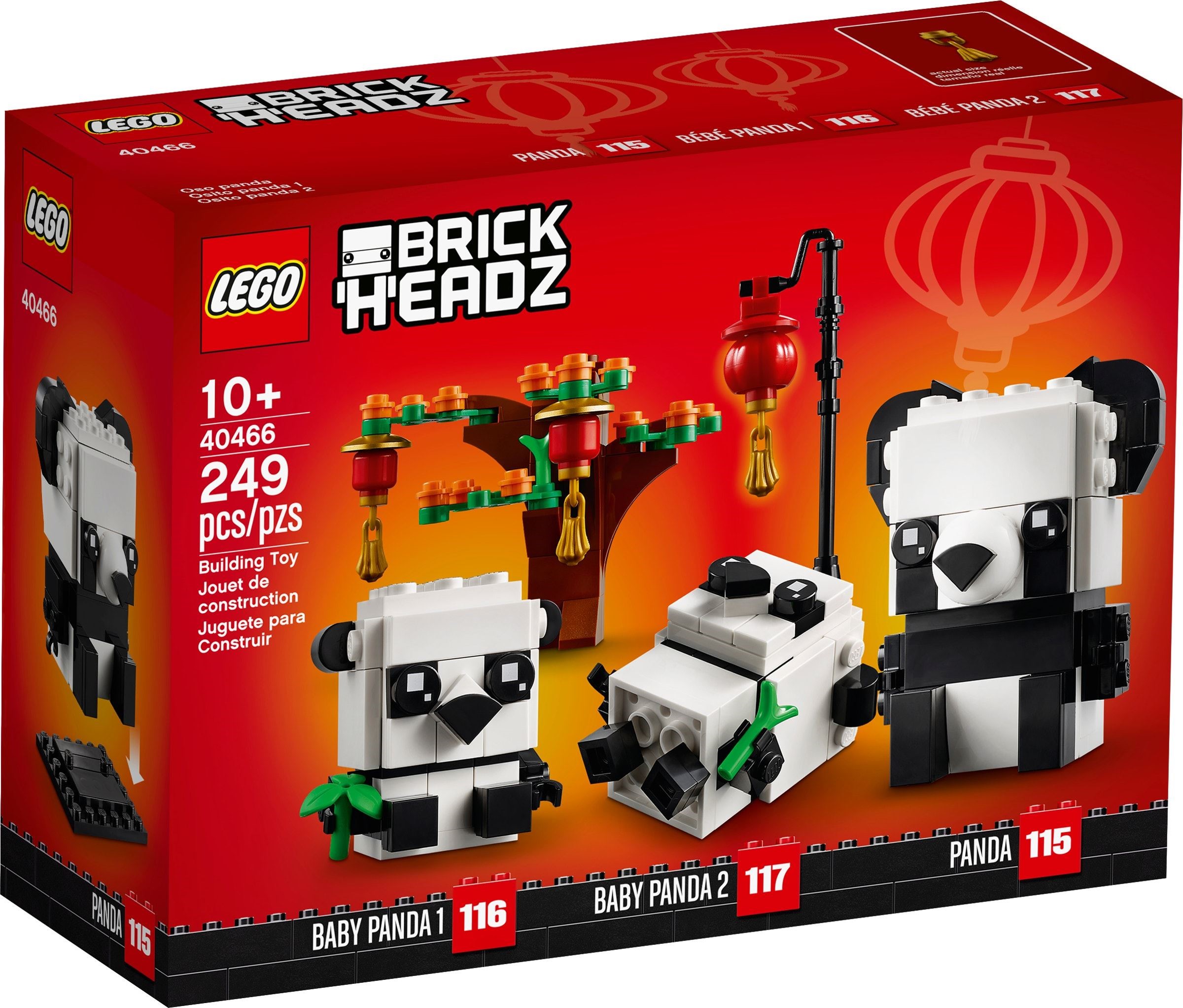 LEGO BrickHeadz 40466 Čínský Nový rok – Pandy