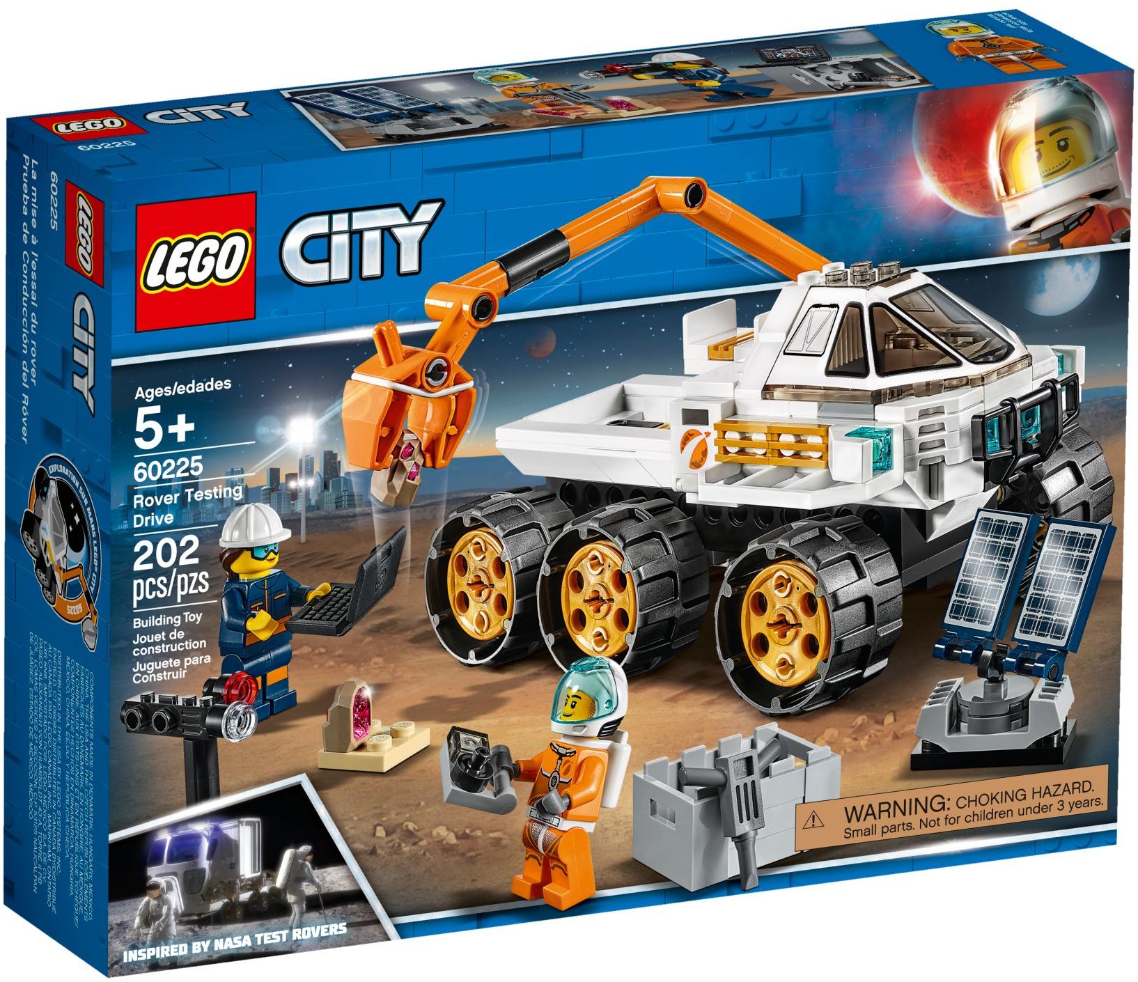LEGO City 60225 Testovací jízda kosmického vozítka