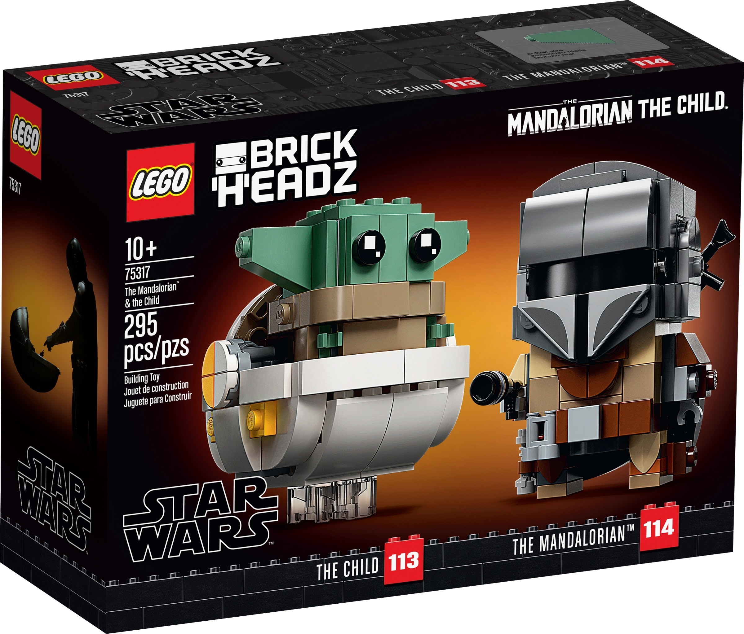 LEGO BrickHeadz 75317 Mandalorian a dítě