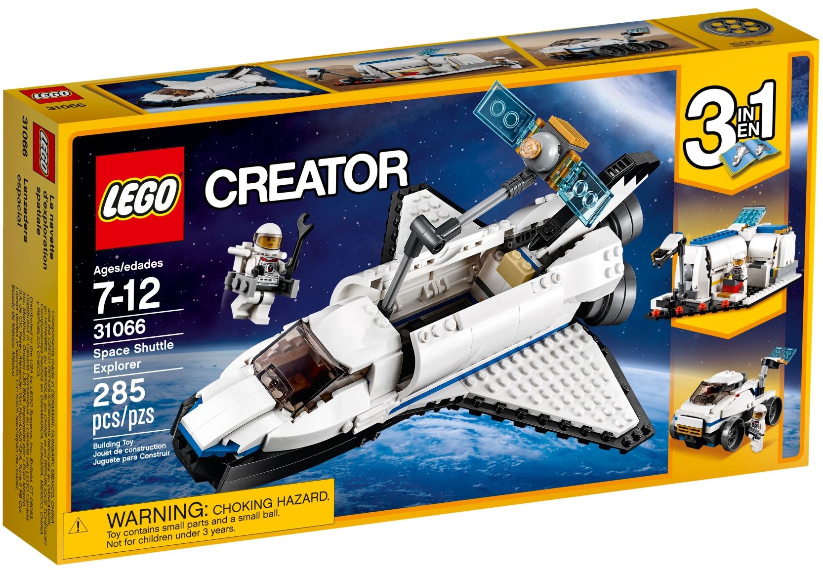 LEGO Creator 31066 Vesmírný průzkumný raketoplán