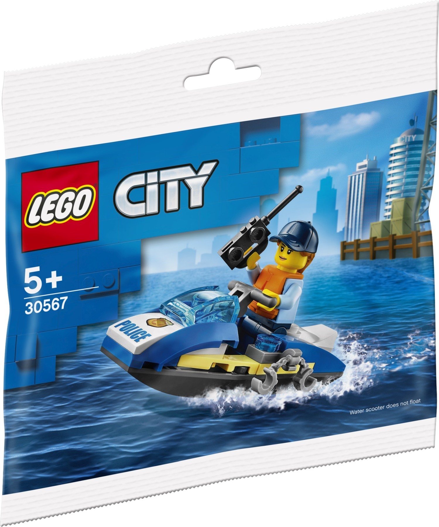 LEGO City 30567 Policejní vodní skútr
