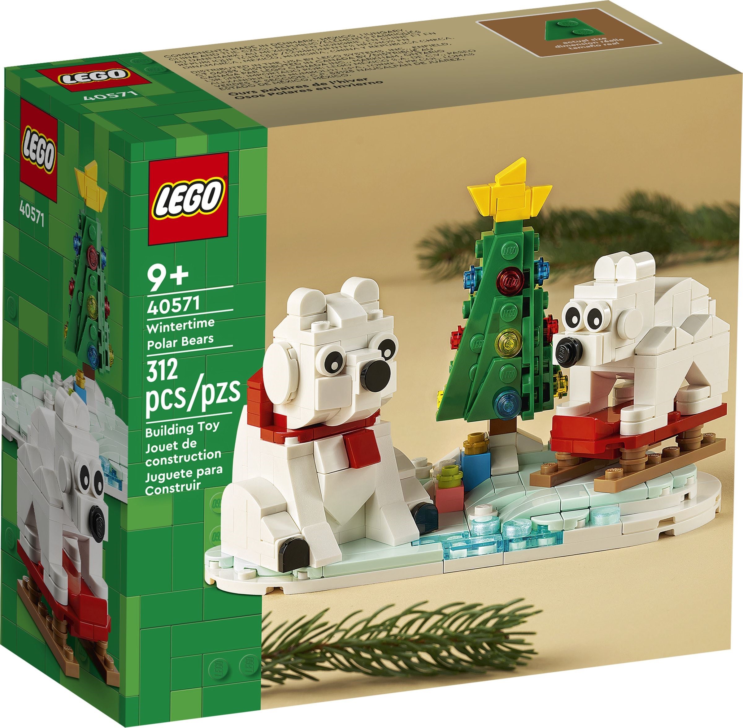 LEGO 40571 Lední medvědi o Vánocích