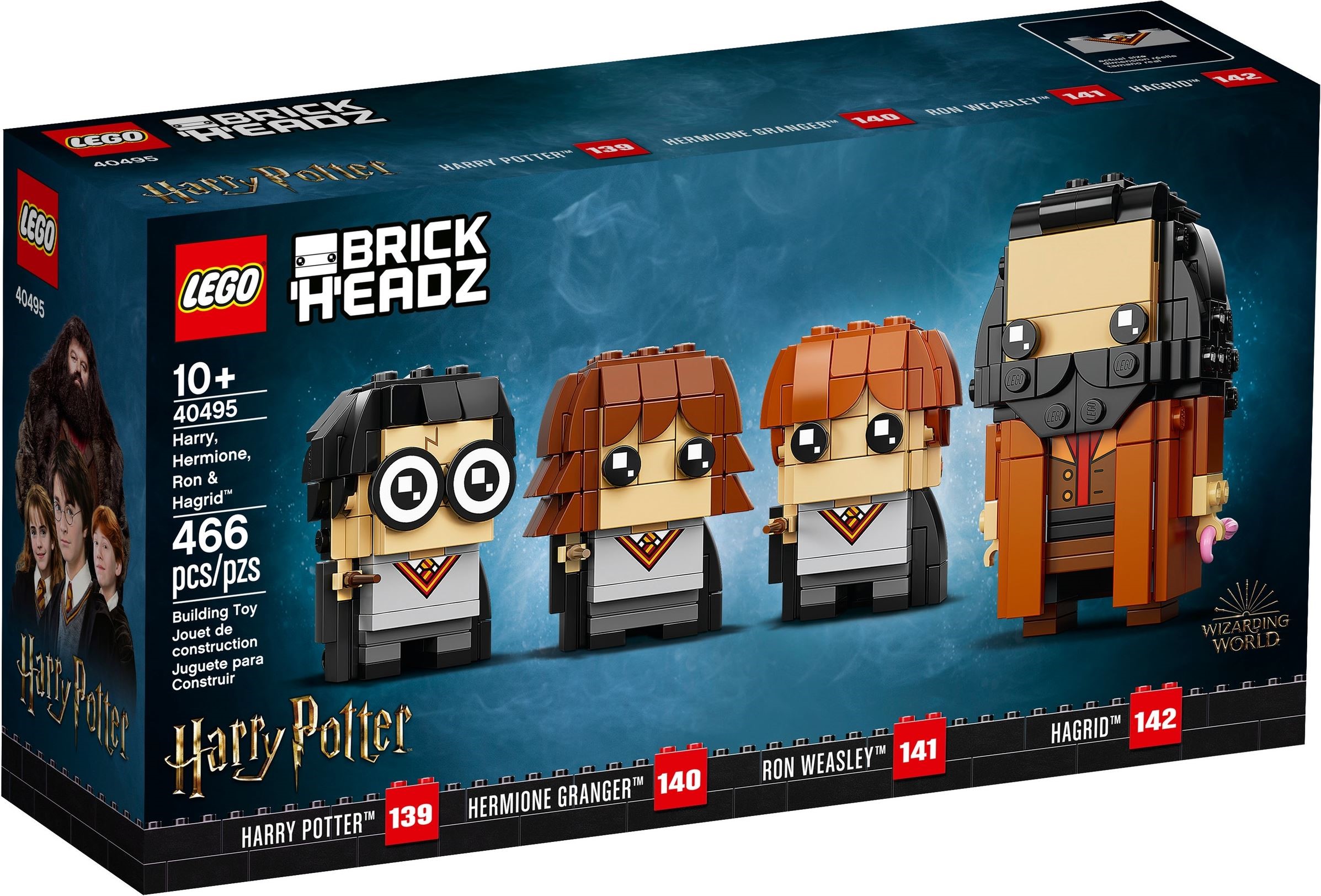 LEGO BrickHeadz 40495 Harry , Hermiona ,Ron a Hagrid