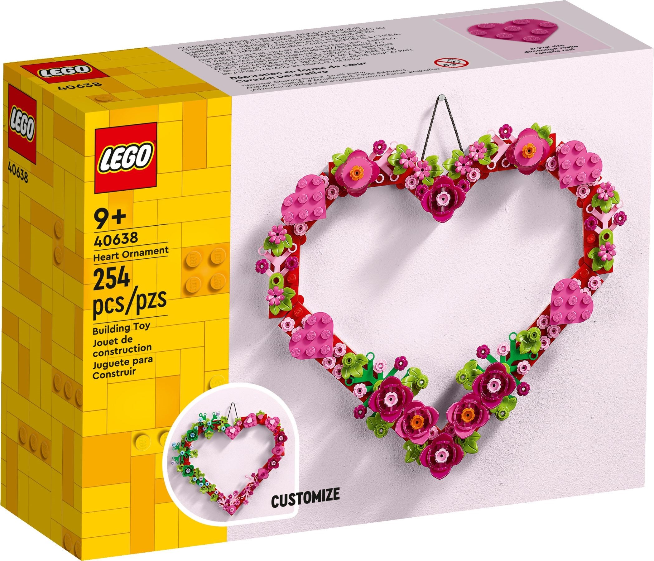 LEGO Creator Ozdoba ve tvaru srdce