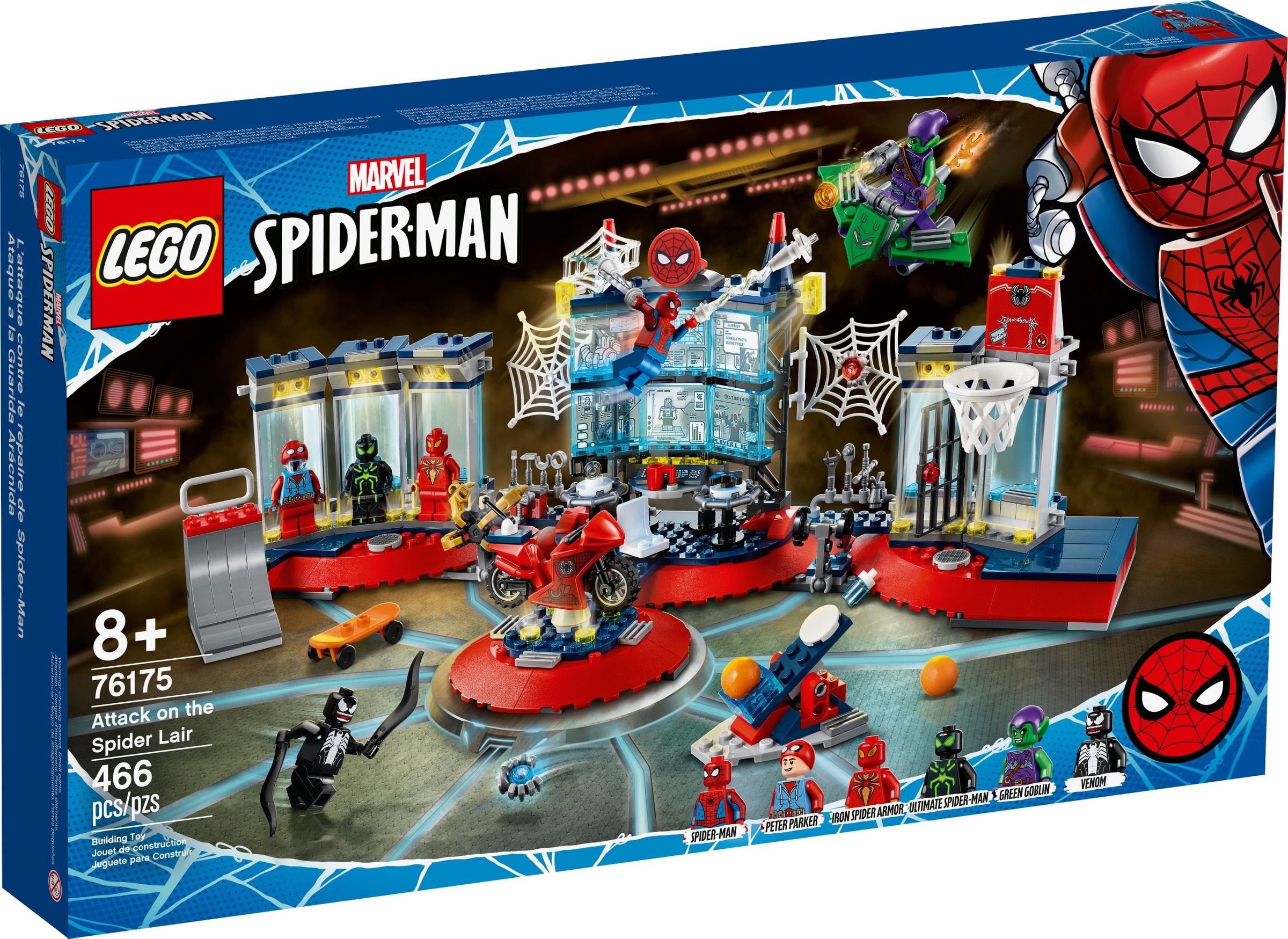LEGO Super Heroes 76175 Útok na pavoučí doupě