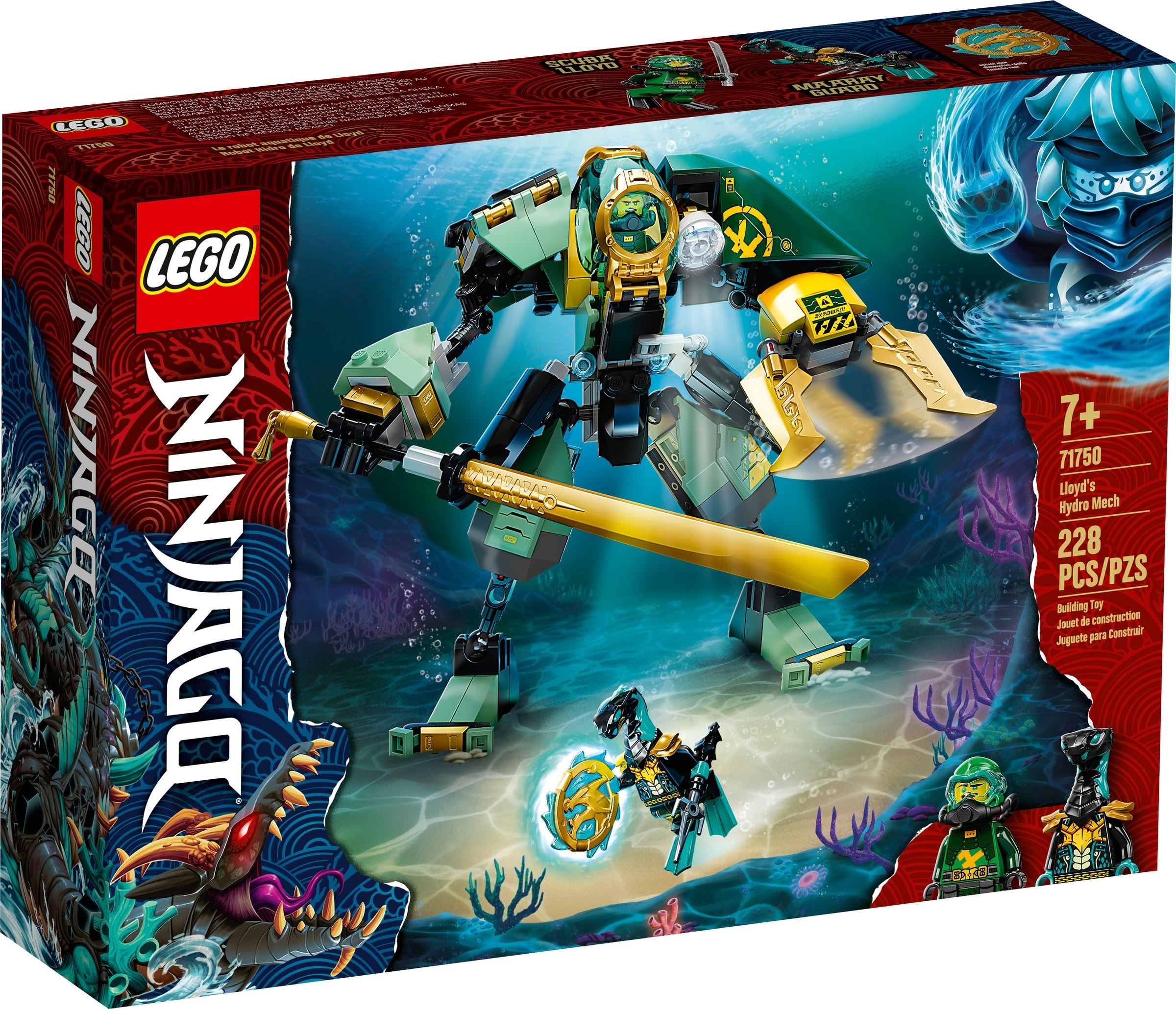 LEGO Ninjago 71750 Lloydův vodní robot