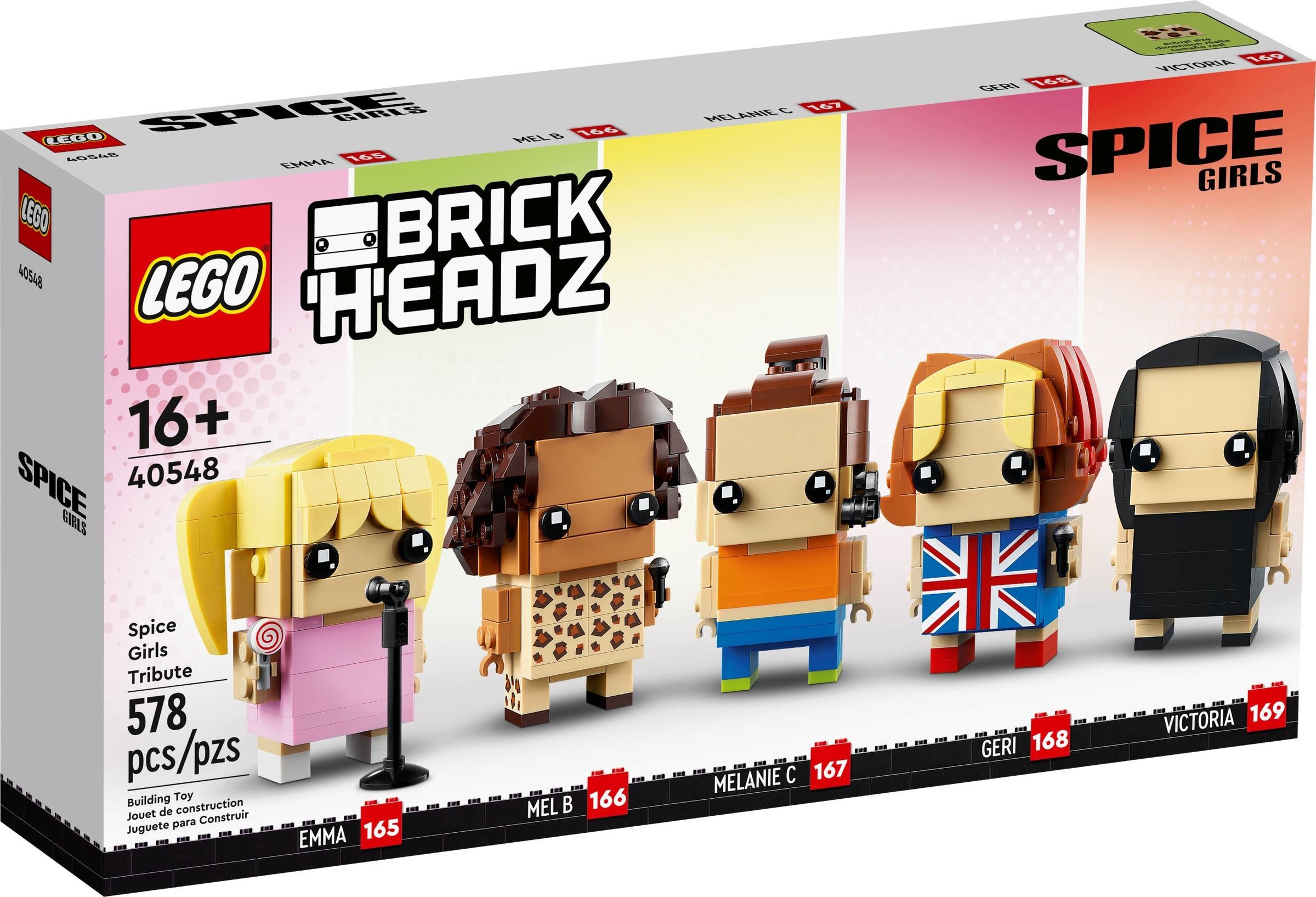 LEGO BrickHeadz 40548 Pocta Spice Girls
