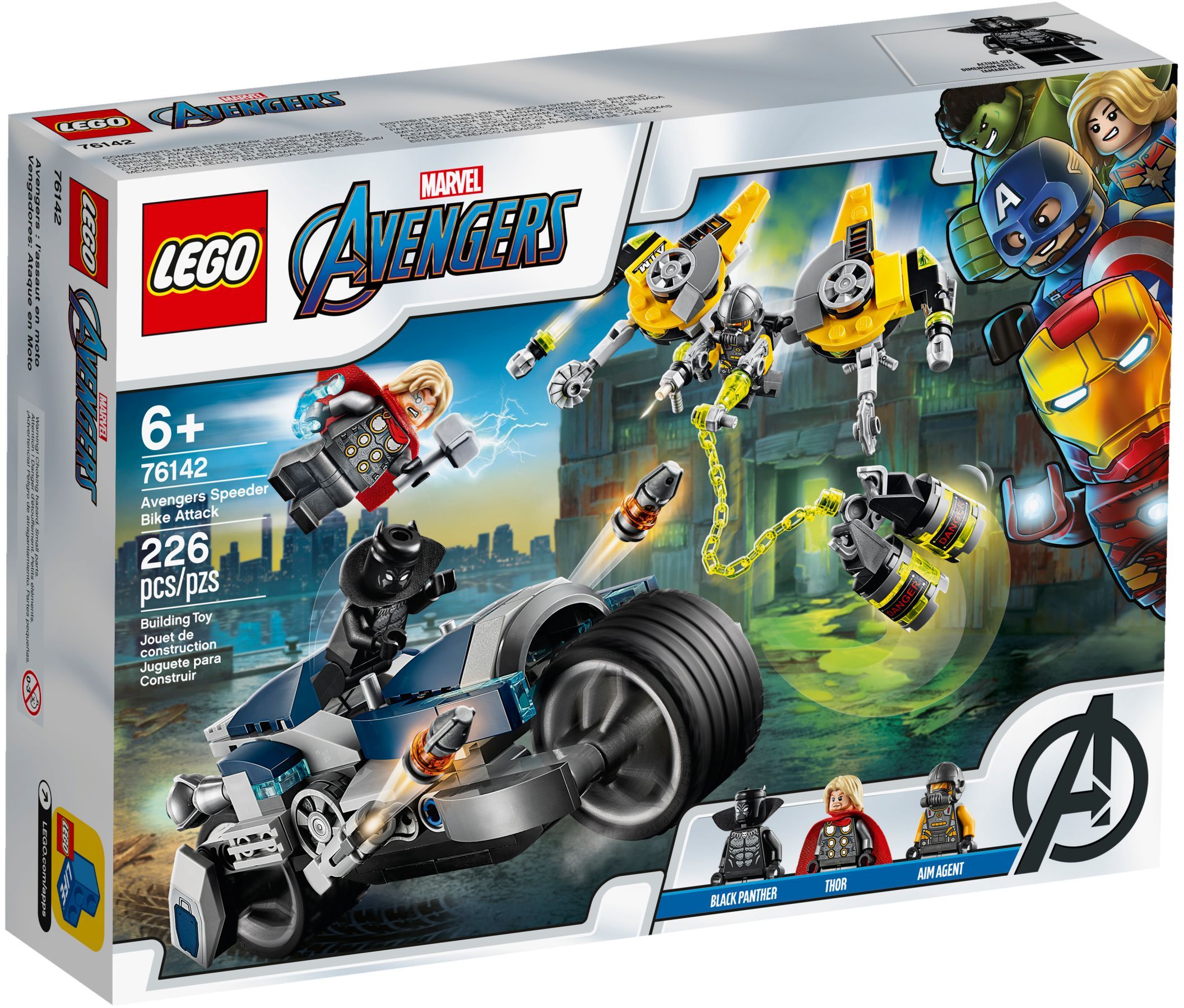 LEGO Super Heroes 76142 Avengers: Zběsilý útok na motorce