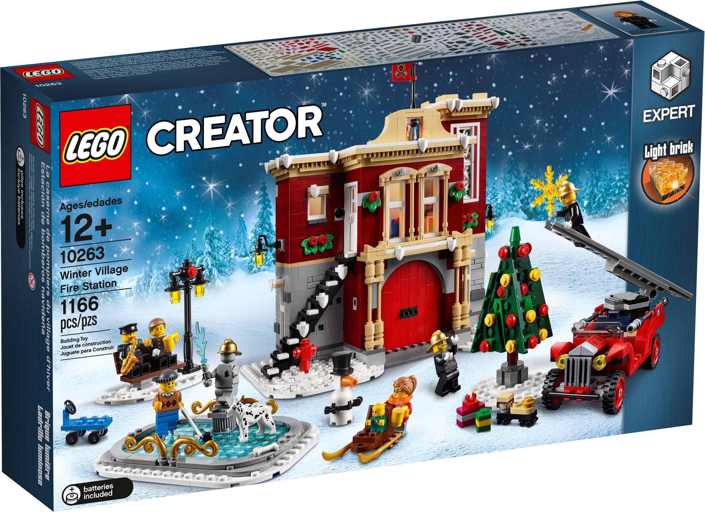 LEGO Creator 10263 Hasičská stanice v zimní vesnici
