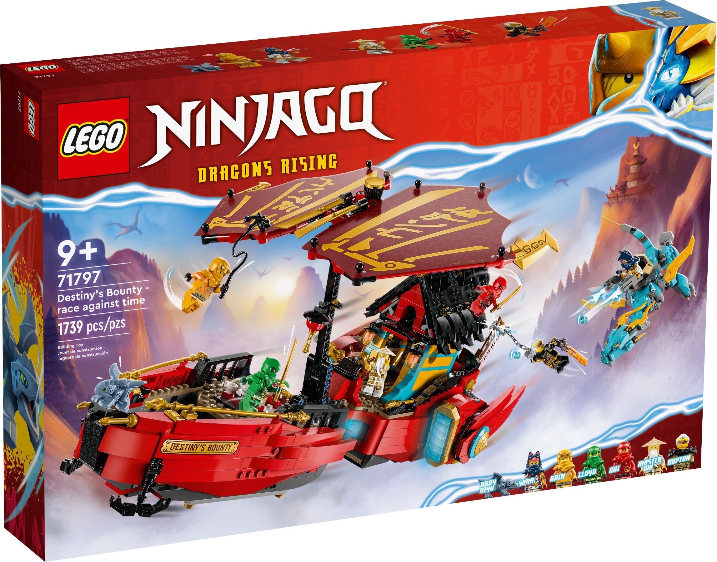 LEGO Ninjago 71797 Odměna osudu – závod s časem