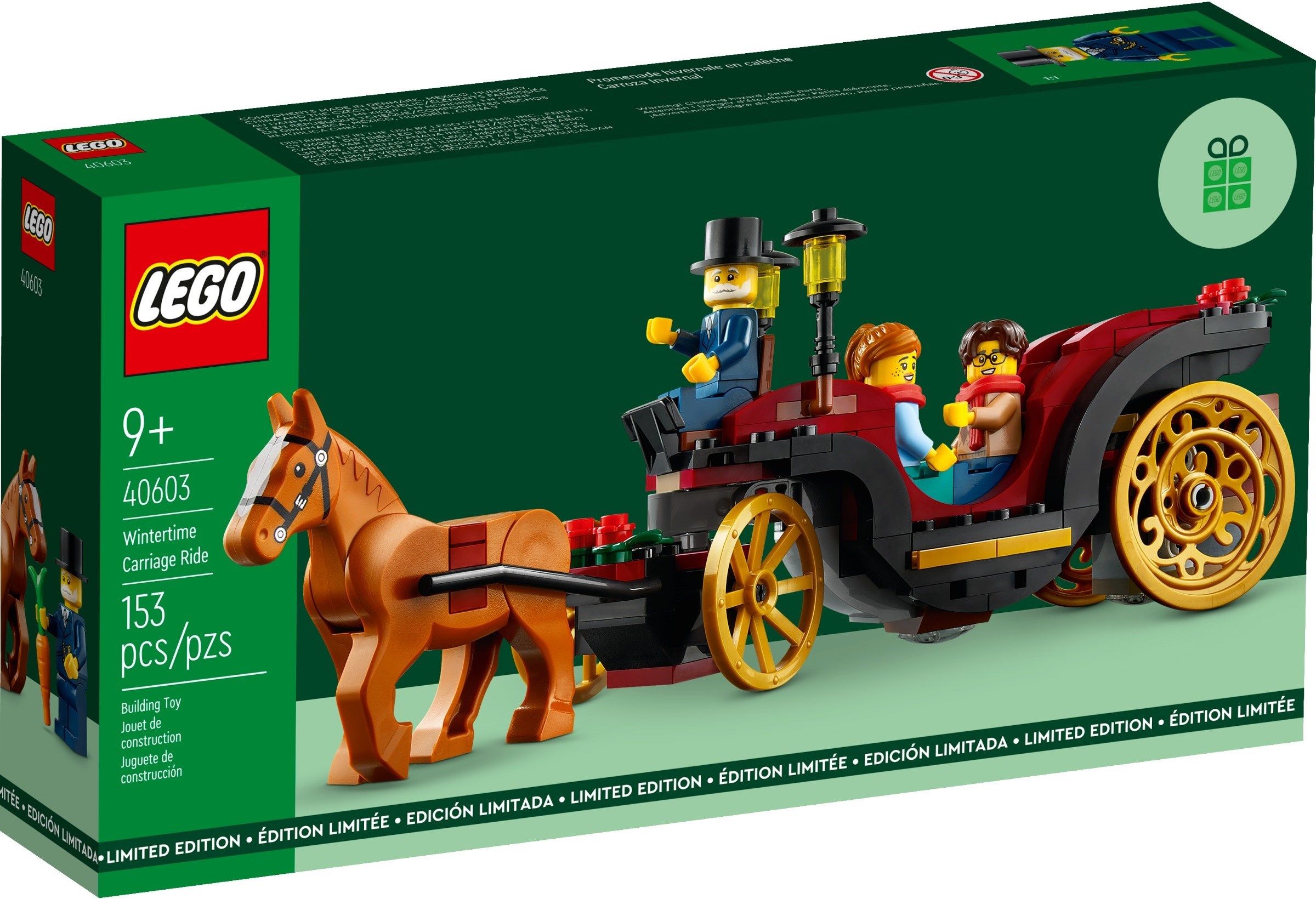 LEGO 40603 Zimní projížďka kočárem