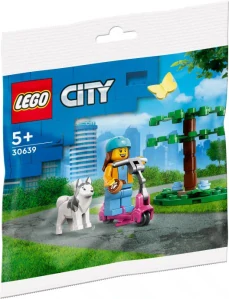 LEGO City 30639 Psí park a skútr