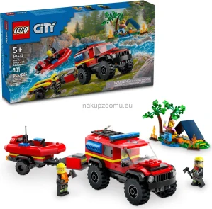 LEGO City 60412 Hasičský vůz 4x4 a záchranný člun