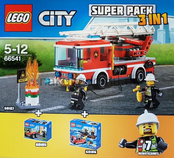 LEGO City 66541 Hasiči Superpack 3v1