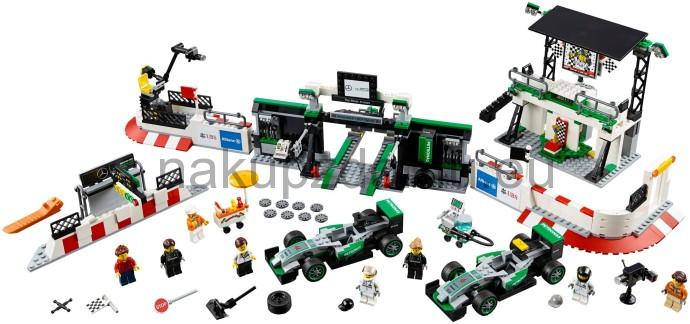 LEGO Speed Champions 75883 MERCEDES AMG PETRONAS Formula One Team