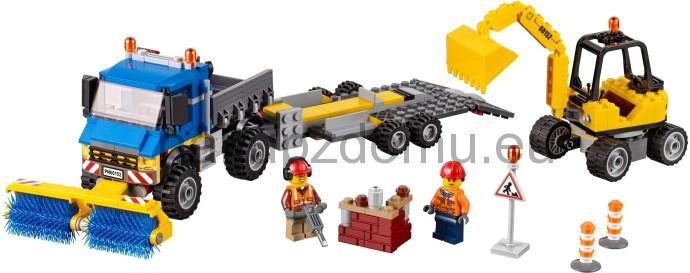 LEGO City 60152 Zametací vůz a bagr