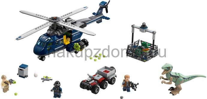 LEGO Jurassic world 75928 Pronásledování Bluea helikoptérou