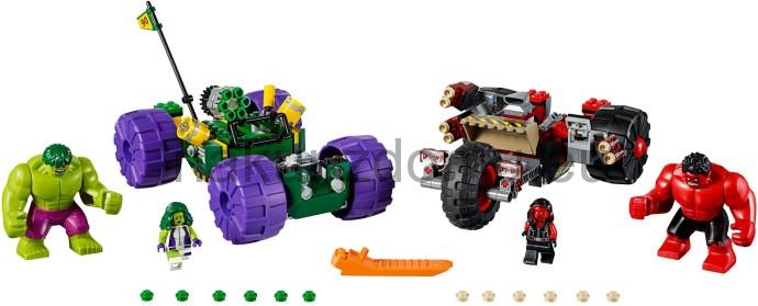 LEGO Super Heroes 76078 Hulk vs. Červený Hulk