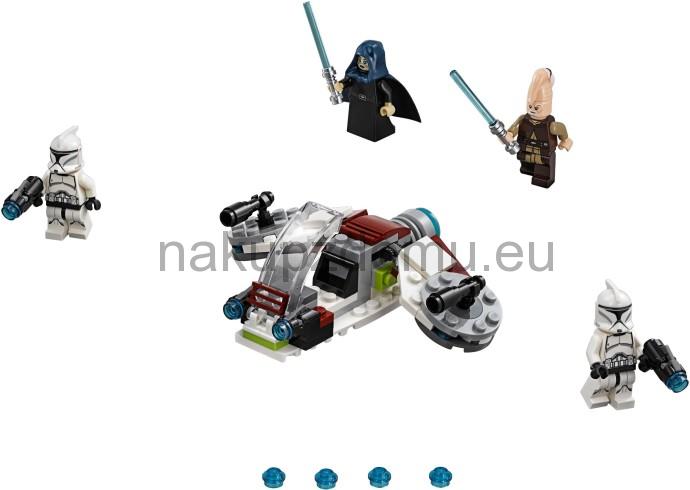 LEGO Star Wars 75206 Bitevní balíček Jediů a klonových vojáků