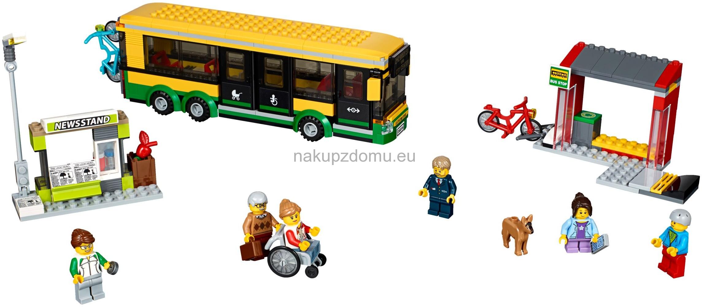 LEGO City 60154 Zastávka autobusu