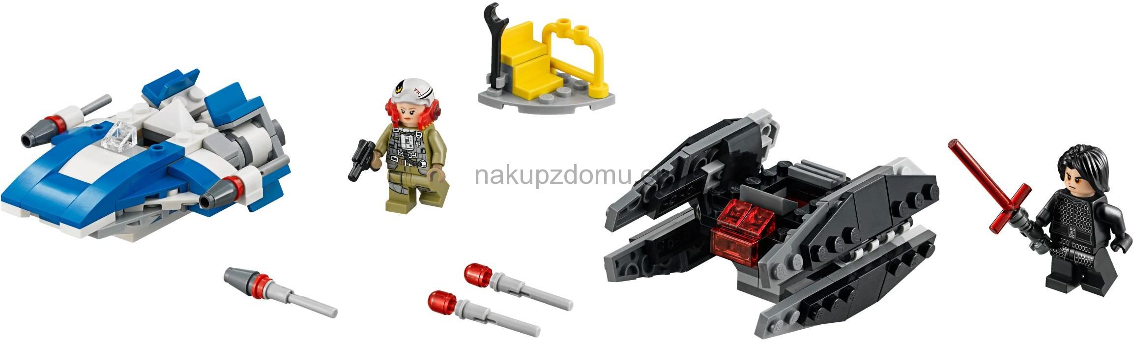 LEGO Star Wars 75196 Stíhačka A-Wing vs. mikrostíhačka TIE Silencer
