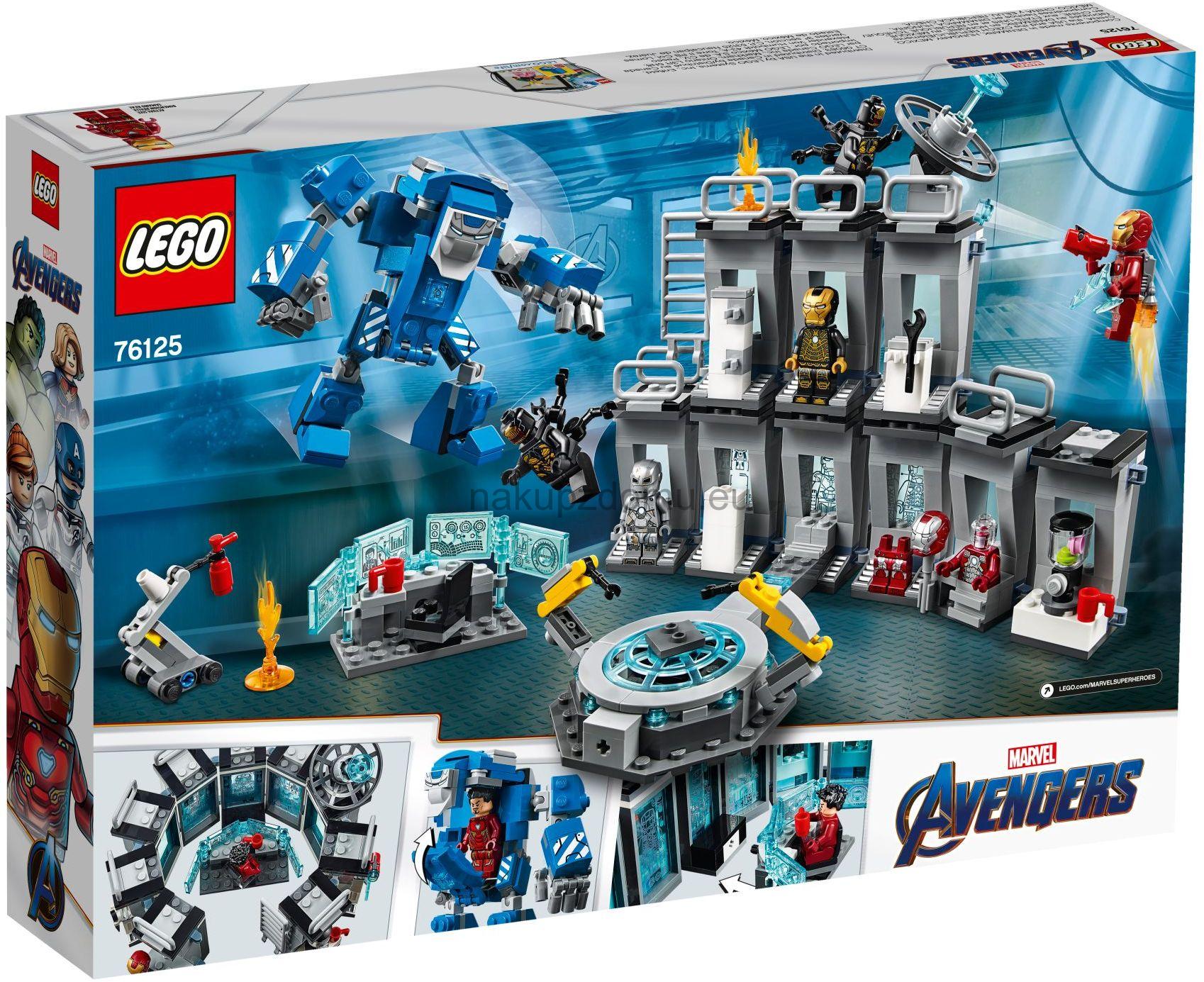 LEGO Super Heroes 76125 Iron Man a jeho obleky
