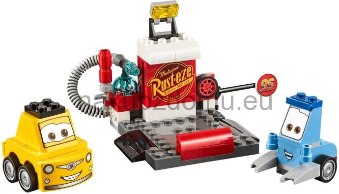 LEGO Juniors 10732 Zastávka v boxech Guida a Luigiho