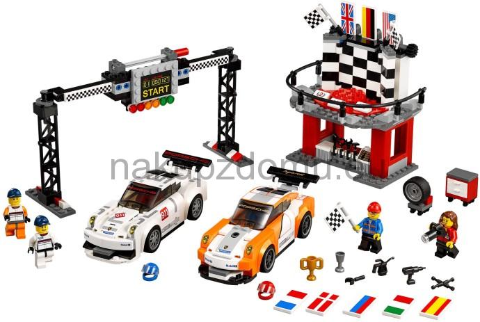 LEGO Speed Champions 75912 Porsche 911 GT v cílové rovince