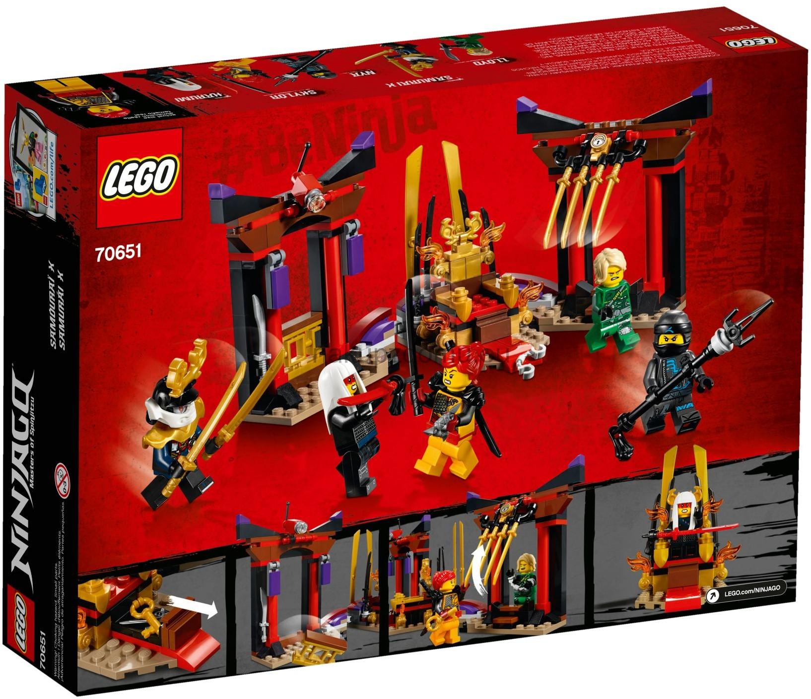 LEGO Ninjago 70651 Závěrečný souboj v trůnním sále
