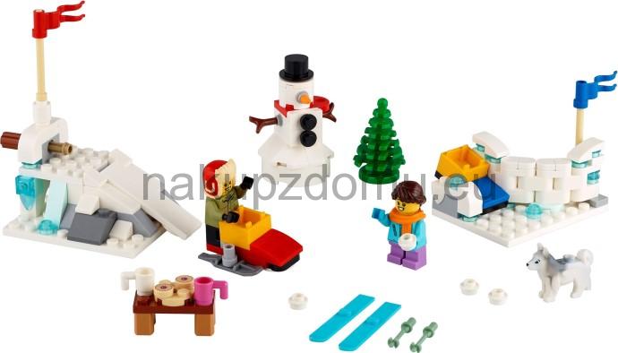 LEGO 40424 Zimní koulovačka
