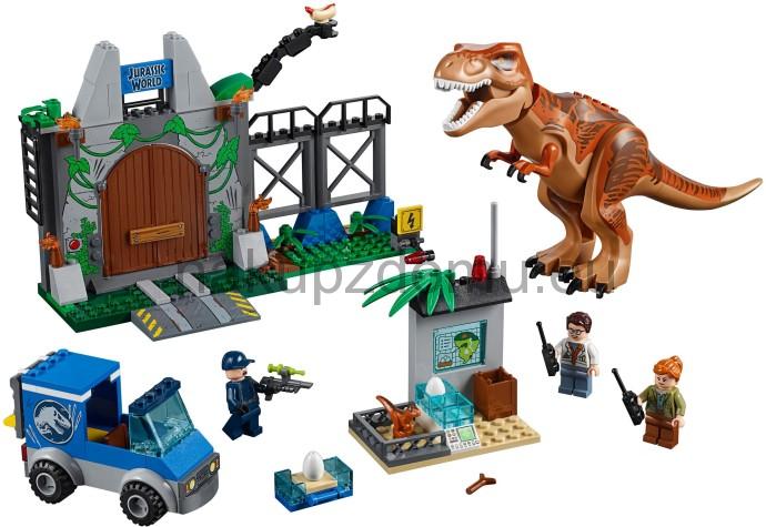 LEGO Juniors 10758 Jurský svět Útěk T. rexe