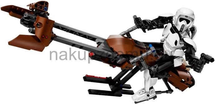 LEGO Star Wars 75532 Průzkumný voják a speederová motorka