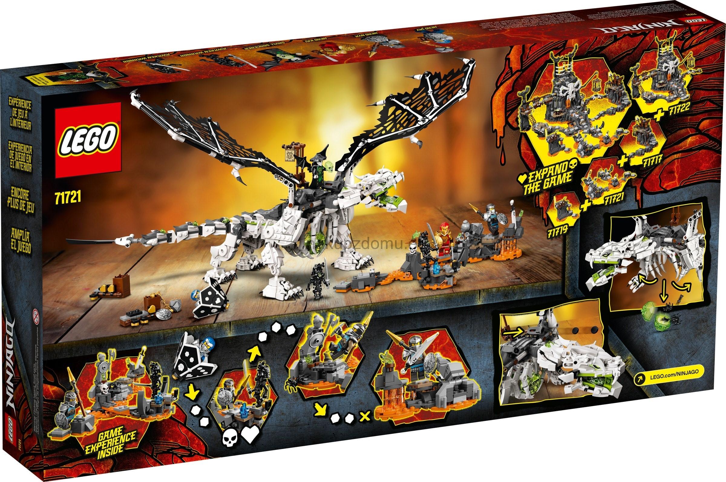 LEGO Ninjago 71721 Drak Čaroděje lebek