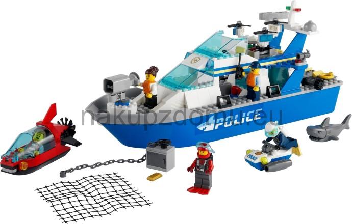 LEGO City 60277 Policejní hlídková loď