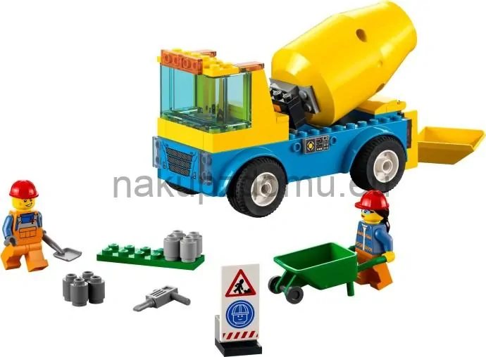 LEGO City 60325 Náklaďák s míchačkou na beton